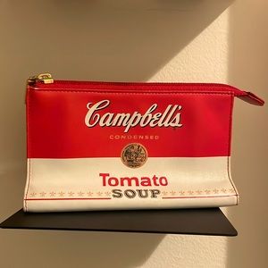 ICON Los Angeles Campbell’s Soup - Good Condition- Medium Vintage Cosmetic Bag